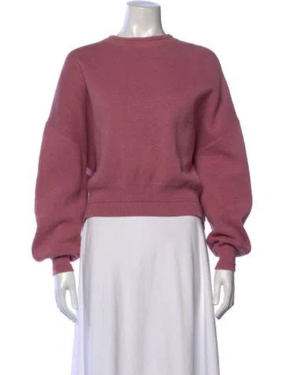 Pre-owned Samsoe & Samsoe Crew Neck Sweater In Pink