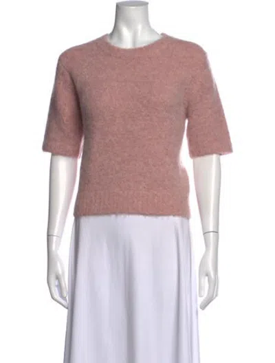 Pre-owned Samsoe & Samsoe Crew Neck Sweater In Pink