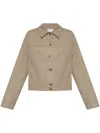 Samsoe & Samsoe Jacket Samsoe Samsoe Woman Color Beige In Brown