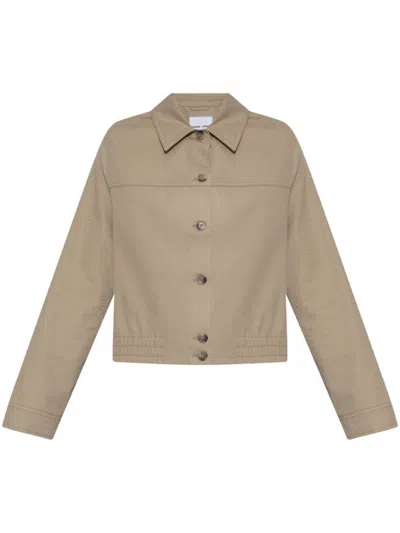 SAMSOE & SAMSOE CROPPED COTTON JACKET