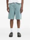 Samsoe & Samsoe Denim Bermuda Shorts In Blue