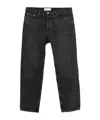 Samsoe & Samsoe Denim Trousers With Belt Loops In Black
