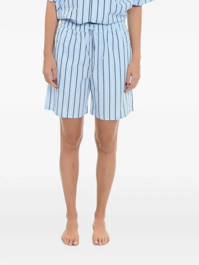 Samsoe & Samsoe Devon Mini Shorts In Blue