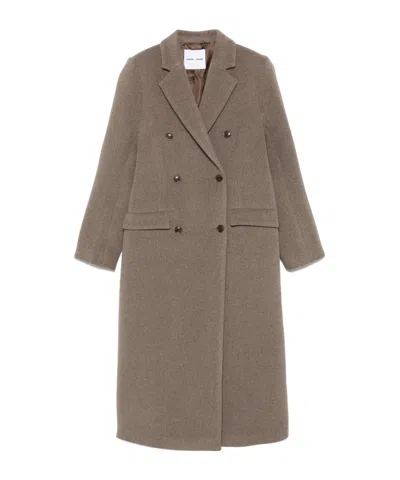 SAMSOE & SAMSOE DOUBLE-BREASTED COAT