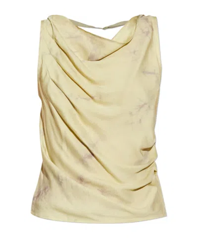 SAMSOE & SAMSOE DRAPE DETAIL BLOUSE