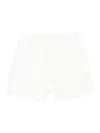 Samsoe & Samsoe Drawstring Linen Shorts In White
