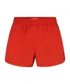 Samsoe & Samsoe Drawstring Swimming Trunks In Red