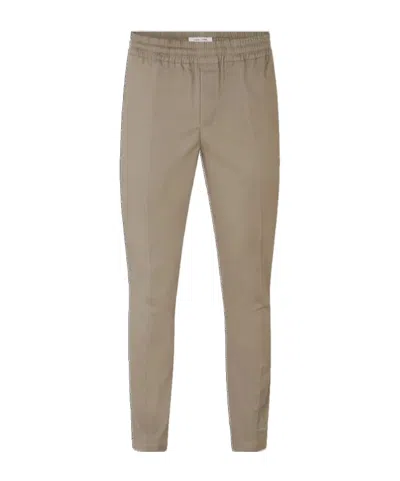 Samsoe & Samsoe Elastic Casual Pants In Brown