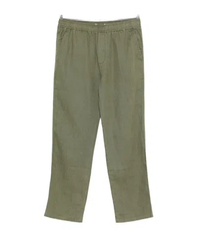 Samsoe & Samsoe Elastic Waist Casual Pants In Green