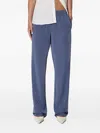 Samsoe & Samsoe Elasticated Trousers In Blue