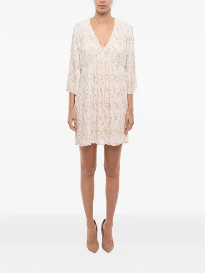 Samsoe & Samsoe Empire-style Mini Dress In Multi