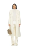 Samsoe & Samsoe Falcon Coat In White