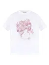 Samsoe & Samsoe Floral-print T-shirt In White