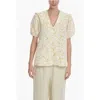 Samsoe & Samsoe Floral-printed Jytta Blouse With Ruffle
