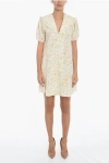 Samsoe & Samsoe Floral Printed Jytta Shirtdress With Ruffle