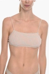 Samsoe & Samsoe Gingham Checked Two-tone Filippa Bikini Top