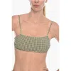 Samsoe & Samsoe Gingham Checked Two-tone Filippa Bikini Women's Top