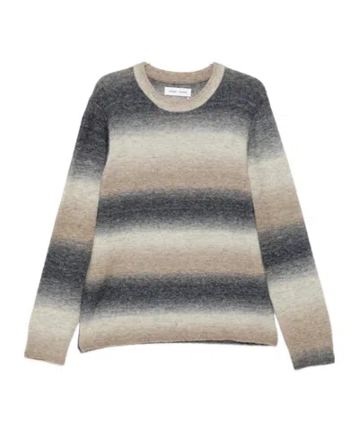 Samsoe & Samsoe Gradient-effect Striped Sweater In Multi-color