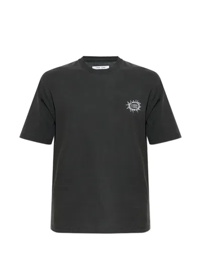 Samsoe & Samsoe Graphic-print T-shirt In Black