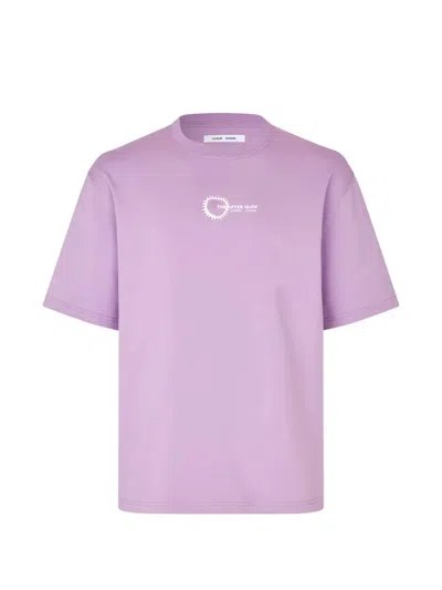 Samsoe & Samsoe Graphic-print T-shirt In Pink