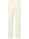 Samsoe & Samsoe Haveny Mid-rise Tailored Trousers In Yellow