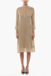 Samsoe & Samsoe Hidden Closure Elm Sheer Tunic Dress