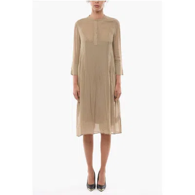 Samsoe & Samsoe Hidden Closure Elm Sheer Tunic Women's Dress