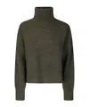 Samsoe & Samsoe High-neck Long-sleeved Sweater In Green