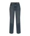 Samsoe & Samsoe High-waisted Straight-leg Jeans In Blue