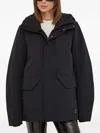 Samsoe & Samsoe Hooded Jacket In Black