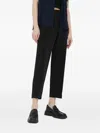 Samsoe & Samsoe Hoys Elasticated-waist Trousers In Black