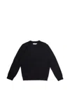 Samsoe & Samsoe Isak Crew-neck Sweater In Black