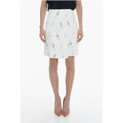 Samsoe & Samsoe Jacquard Floral-motif Lina Wrap Women's Longuette