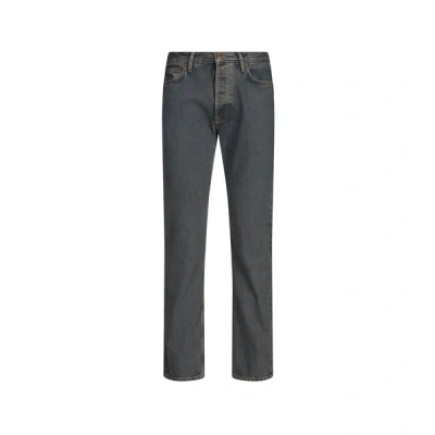 Samsoe & Samsoe Jean Droit En Coton In Gray