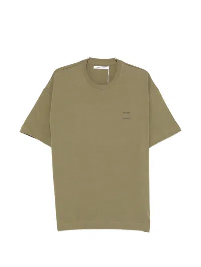 Samsoe & Samsoe Joel Logo Short-sleeve T-shirt In Green