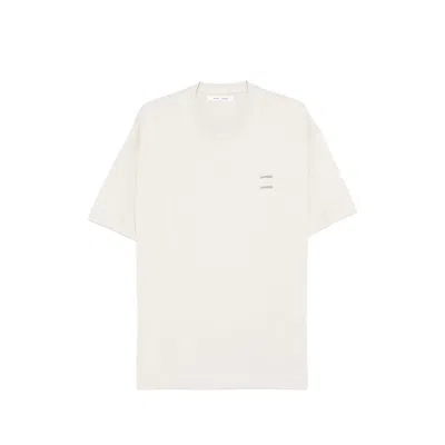 SAMSOE & SAMSOE JOEL LOGO-PRINT T-SHIRT