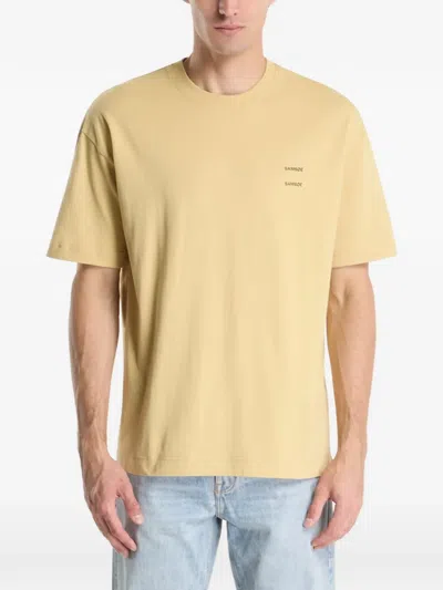 Samsoe & Samsoe Joel T-shirt In Neutral