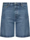 Samsoe & Samsoe Samsoe Samsoe Classic Denim Shorts In 蓝色