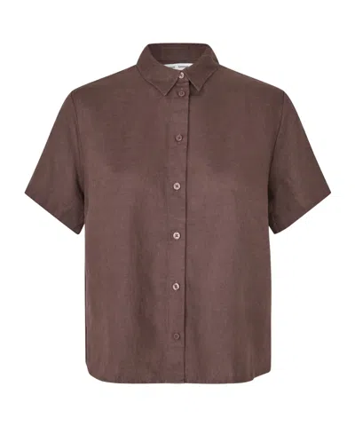 Samsoe & Samsoe Lapel Short-sleeved Shirt