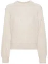 Samsoe & Samsoe Layla Chunky-knit Jumper In Neutrals
