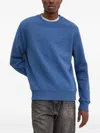 Samsoe & Samsoe Logo Sweatshirt In Blue