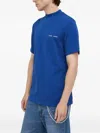 Samsoe & Samsoe Logo T-shirt In Blue