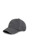 Samsoe & Samsoe Logo-embroidered Baseball Cap In Grey