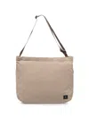 Samsoe & Samsoe Logo-patch Shoulder Bag In Neutral