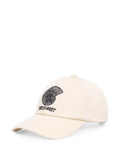 Samsoe & Samsoe Logo-plaque Baseball Cap In Neutral