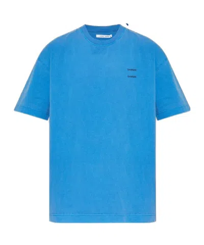 SAMSOE & SAMSOE LOGO-PRINT T-SHIRT