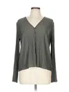 Samsoe & Samsoe Long Sleeve Blouse In Gray