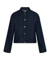 Samsoe & Samsoe Long Sleeve Denim Jacket In Blue