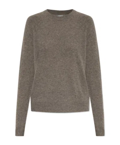 Samsoe & Samsoe Long Sleeve Sweater In Gray