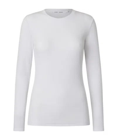 Samsoe & Samsoe Long-sleeved T-shirt In White